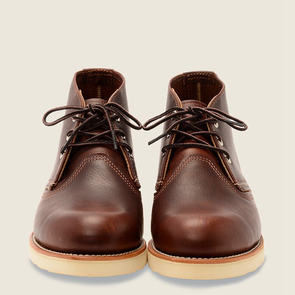 Red Wing Mens Work - Chukka Oil-slick Leather - Heritage Shoes Brown - 9601BOMRF